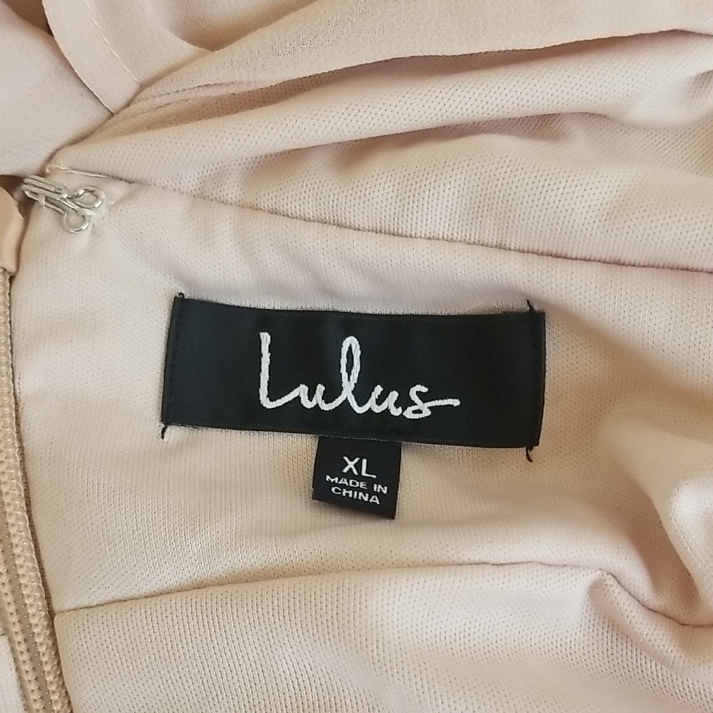 NWT Lulus Heavenly Hues Blush Pink Maxi Dress Elegant Formal Special Occasion XL - Picture 14 of 14